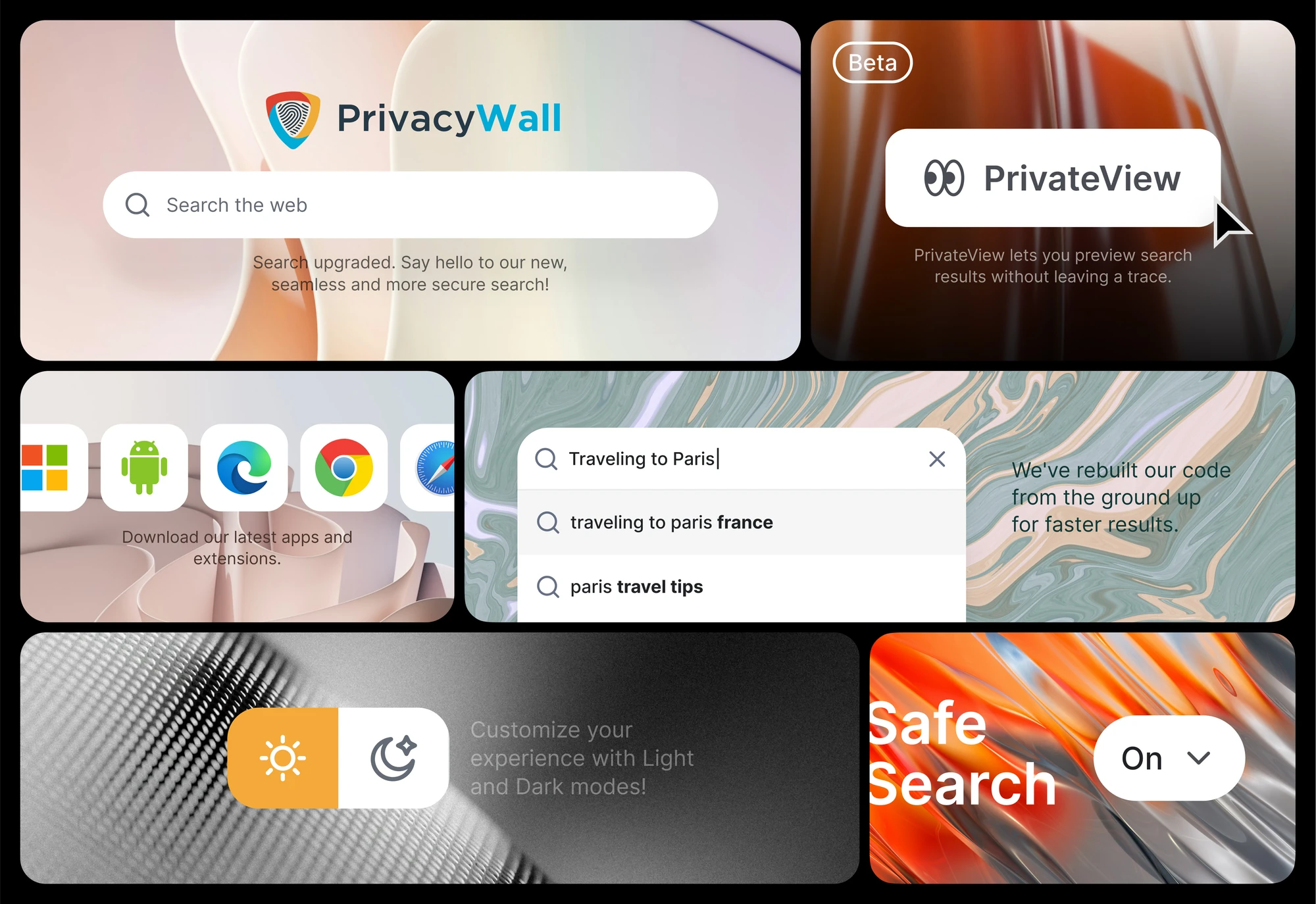 PrivacyWall, what we changed