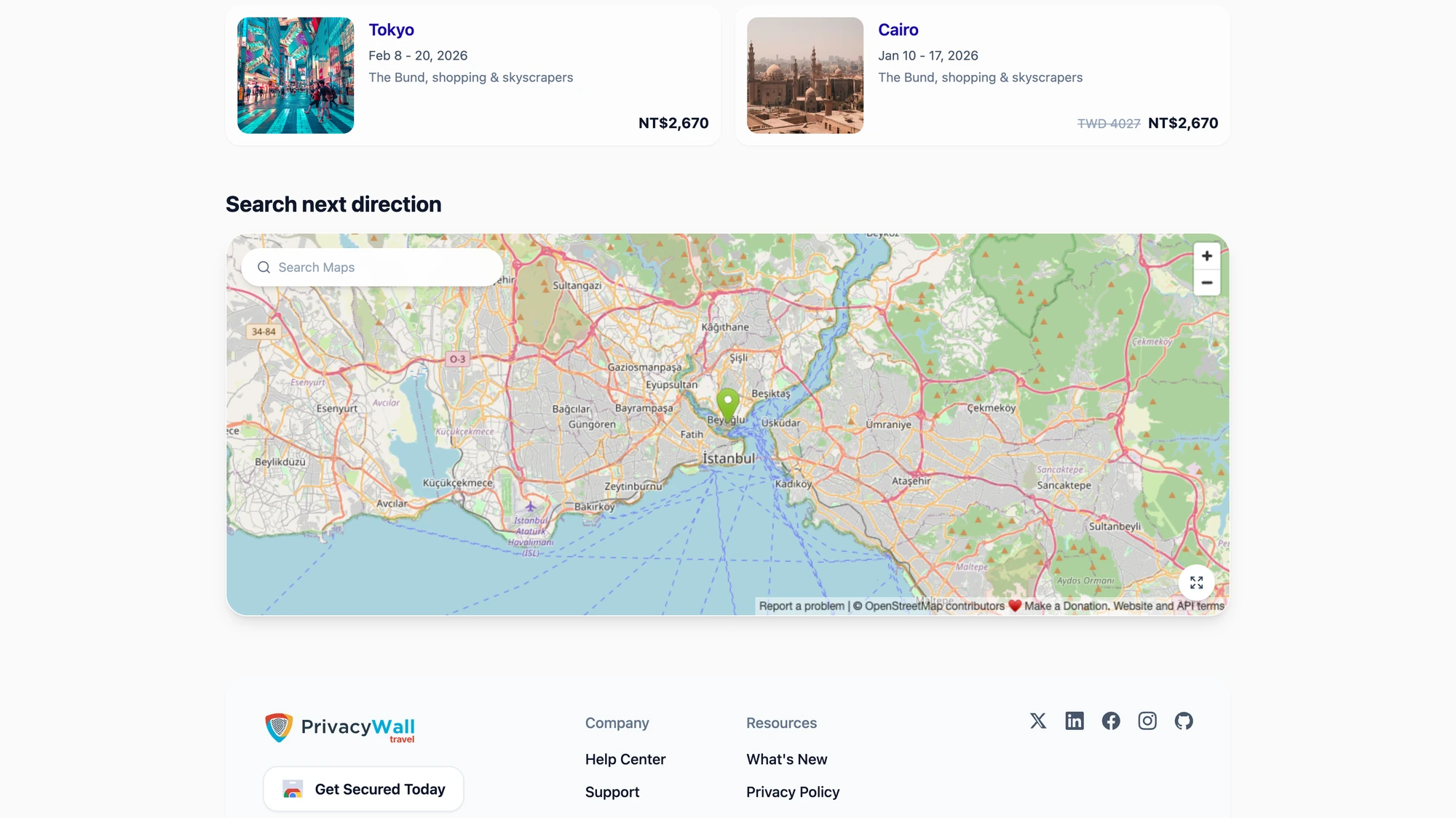 PrivacyWall Travel, the problem